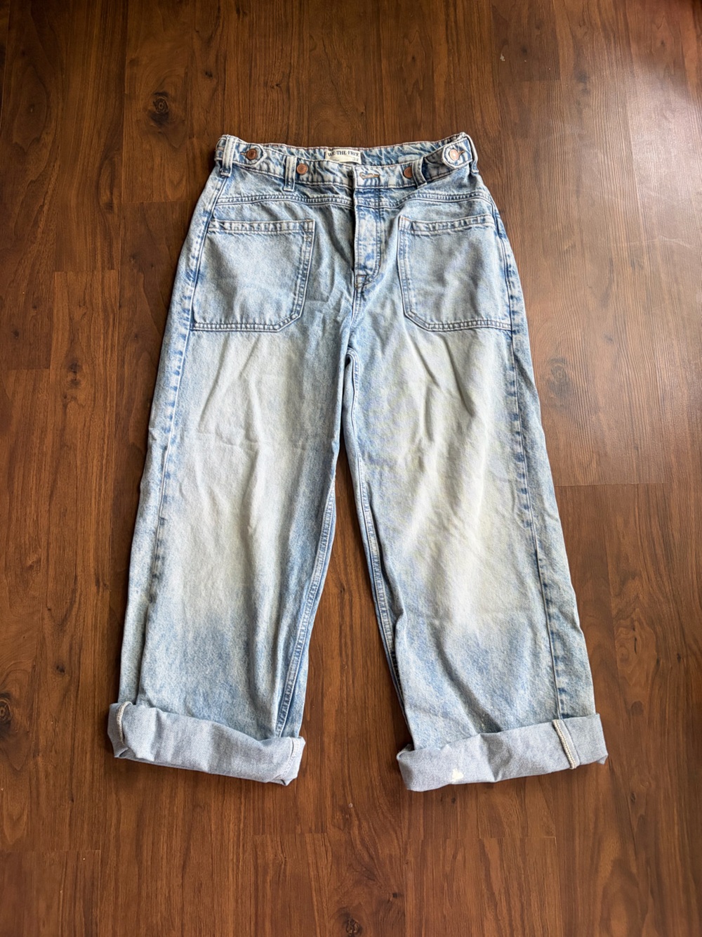 We The Free Light Wash Relaxed Fit Jeans